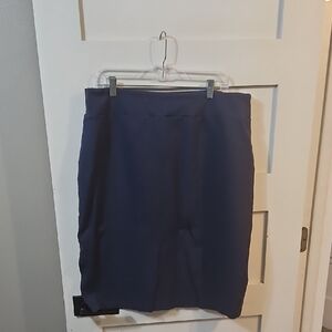 Nine West Dark Blue Pencil Skirt
